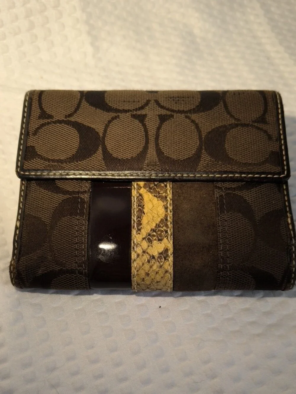 Coach signature wallet